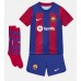 Barcelona Ferran Torres #7 Domaci Dres za Dječji 2023-24 Kratak Rukavima (+ kratke hlače)